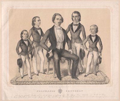 Gruppe Kunstnerfamilien Cottrely af Axel Jakob Salmson