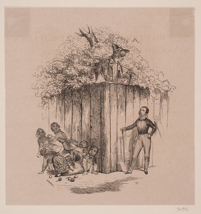 Børn der stjæler æbler af Axel Theodor Kittendorff