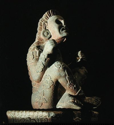 Xochipilli (se også 207566), Late Post Classic Period (1300-1521) (sten) af Aztec Aztec