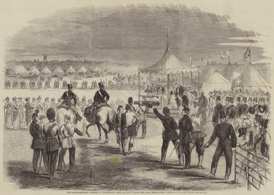 Rifle-skydekonkurrencen i Wimbledon, Hendes Majestæt affyrer det første skud af B. Clayton