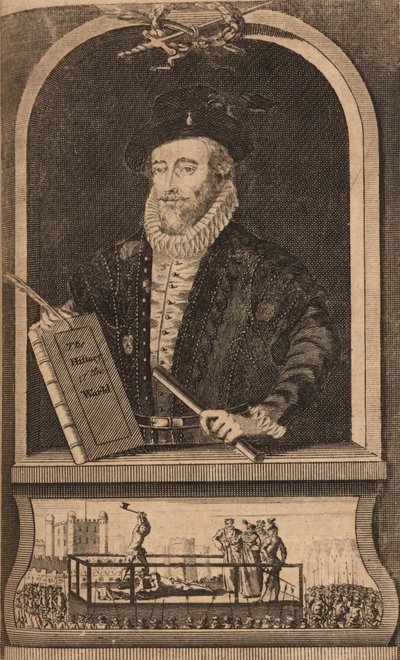 Portræt af Sir Walter Raleigh, 1750