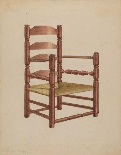 Stol af B. Holst Grubbe