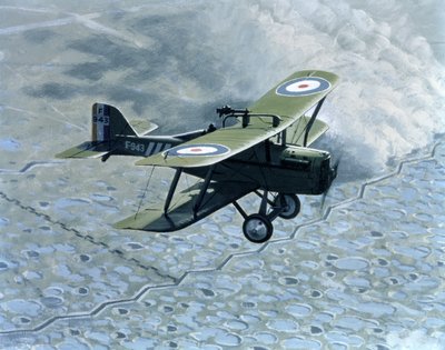 Royal Aircraft Factory SE5, enkeltsædet med Vickers og Lewis pistol, drevet af Hispano-Suiza af B. Withams