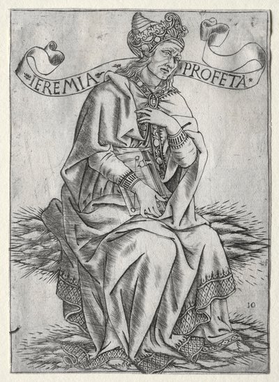 Profeterne: Jeremias, ca. 1470-75. af Baccio Baldini