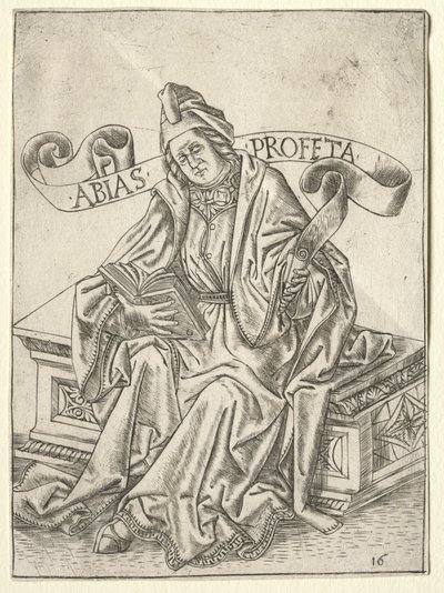 Profeterne: Obadja, ca. 1470-1475. af Baccio Baldini