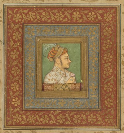Portræt af Murad Bakhsh 1624-1661, ca. 1635. af Balchand