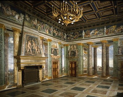 Hall of Perspectives (fresko) af Baldassarre Peruzzi