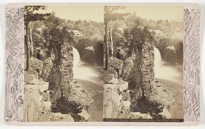 Ausable Chasm - Birmingham Falls, fra Block Point af Baldwin Photo