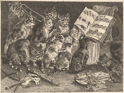 Kattekoncert af Balthasar Anton Dunker