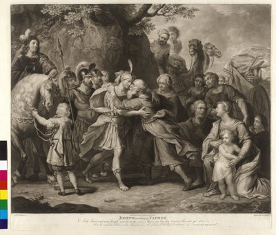 Josef hilser på sin far af Balthasar Beschey