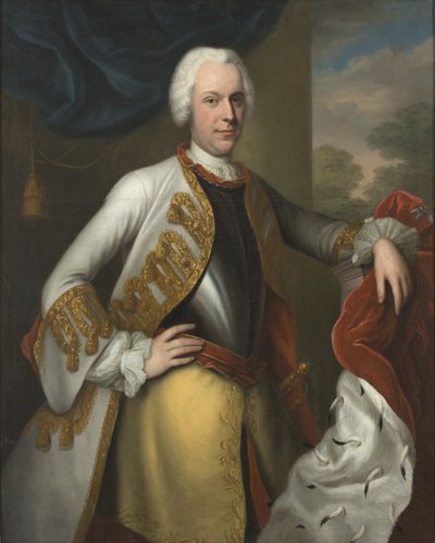 Adolphe Frederic de Suede - Portræt af Adolph Frederick (1710-1771), konge af Sverige, af Denner, Balthasar (1685-1749). Olie på lærred. Mål: 120x100 cm. Nationalmuseum Stockholm af Balthasar Denner