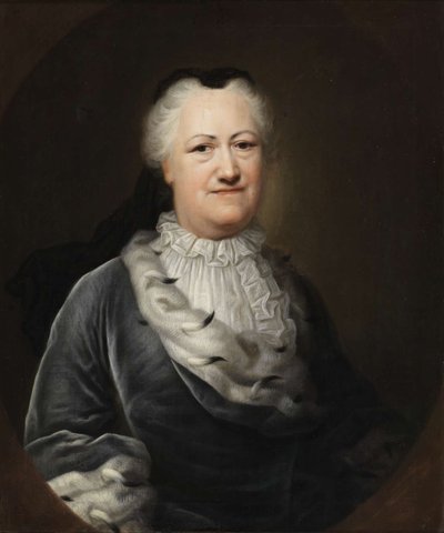 Portræt af Elisabeth Sophie Marie, prinsesse af Brunswick-Wolfenbüttel 1683-1767, 1747 af Balthasar Denner