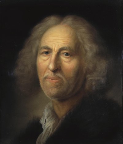 Portræt af en gammel mand af Balthasar Denner