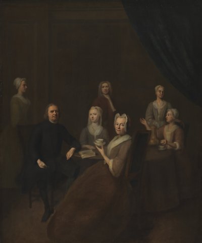 Kunstnerens Svigerforældre og nogle af deres Børn af Balthasar Denner