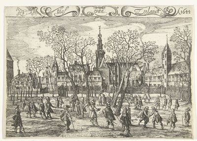 Retten i Zeeland i Middelburg, 1644 thof van Zeelandt Ao. 1644 (titel på objekt) af Balthasar Florisz. van Berckenrode