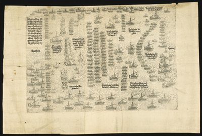 Slaget ved Lepanto den 7. oktober 1571, 1571 af Balthasar Jenichen