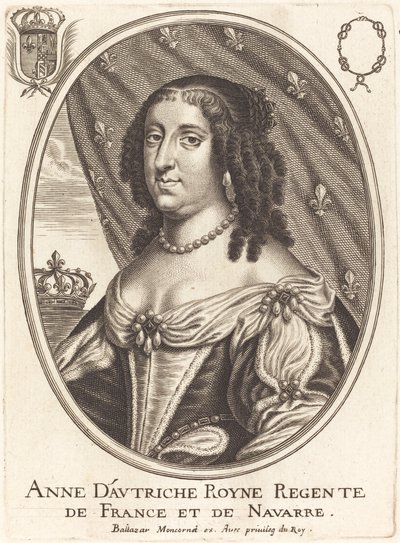 Anne af Østrig af Balthasar Moncornet