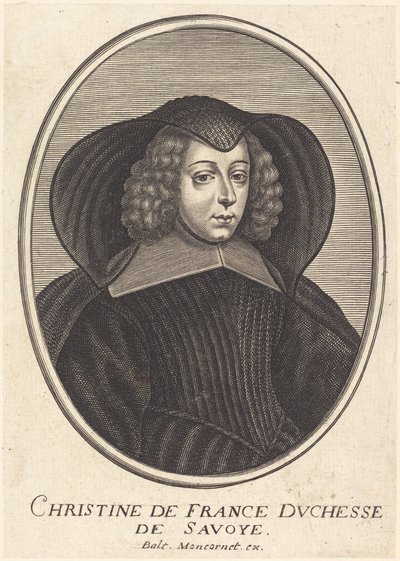 Christine af Frankrig af Balthasar Moncornet