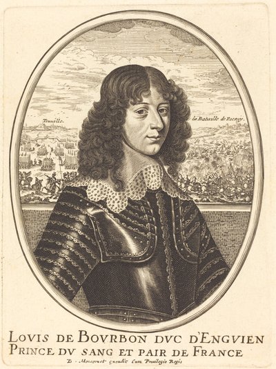 Louis II af Bourbon-Condé af Balthasar Moncornet