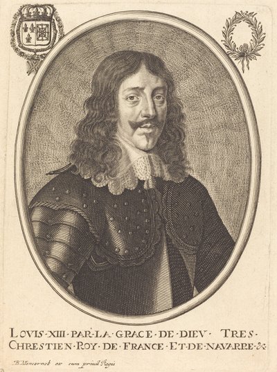 Ludvig XIII, konge af Frankrig af Balthasar Moncornet