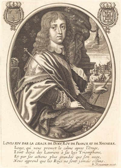 Ludvig XIV, konge af Frankrig af Balthasar Moncornet