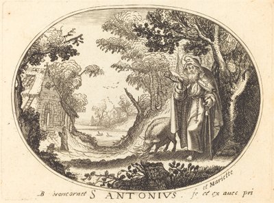Sankt Antonius af Balthasar Moncornet