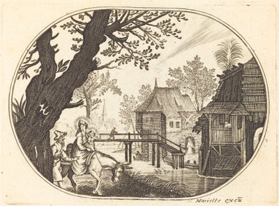 Flugten til Egypten af Balthasar Moncornet
