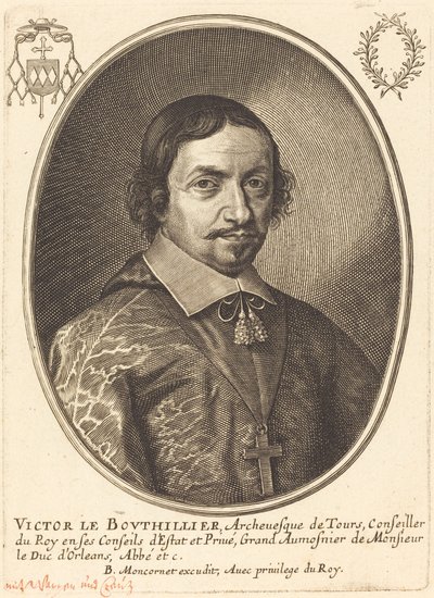 Victor Bouthillier af Balthasar Moncornet