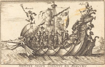 Argon amphion dirigeret af Mercury af Balthasar Moncornet after Remigio Cantagallina