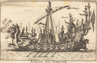 Alle del Hercole af Balthasar Moncornet after Remigio Cantagallina
