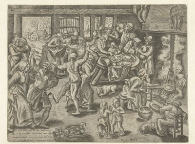 fastelavn af Balthazar van den Bos