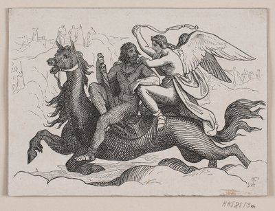 Illustration til "Arngrims sønner" af Balzer Dahl
