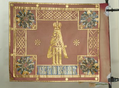 Banner for Leib-Guard Preobrazhensky Regiment, 1883 af Banners and Standards Flags