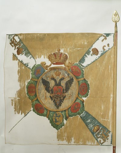 Flag for Semenovsky Life-Guards Regiment, 1762 af Banners and Standards Flags