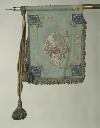The Standard of Saint George af His Majestys Life-Guards Cuirassier Regiment, ca. 1830 af Banners and Standards Flags