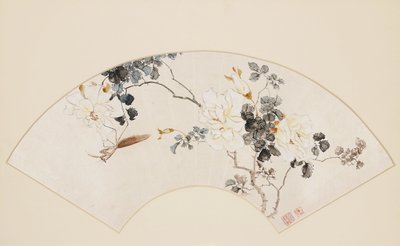 Rose og mantis, 1800-tallet 1801-1900 af Baoru Liu