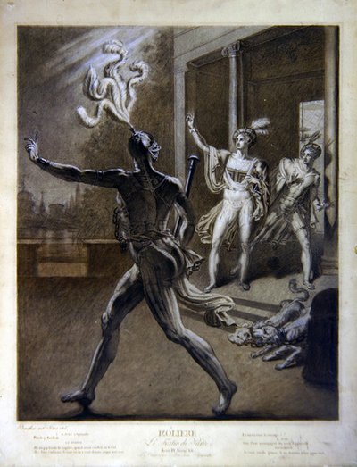 Don Juan and the Commendatore, illustration fra akt IV Scene 12 af 