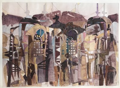 San Francisco De Asis, ca. 1980-90 (monotypi) af Barbara Cleary