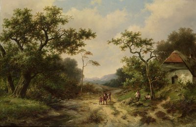 Landskab, 1800-tallet af Barend Cornelis Koekkoek
