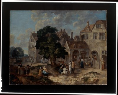 Et par landsbyscener af Barend Hendrik Thier