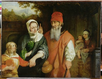 Afskedigelsen af Hagar af Barent Fabritius