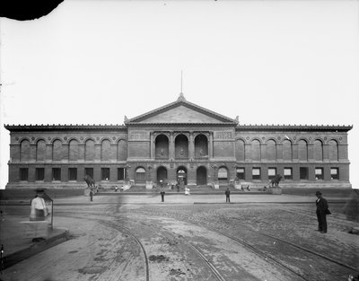 Art Institute of Chicago, Chicago, Illinois, USA, ca. 1892 (s/h-foto) af Barnes and Crosby