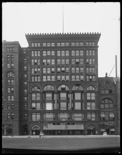Fine Arts Building, Chicago, Illinois, USA, ca. 1903 (s/h-billede) af Barnes and Crosby