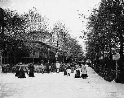 Lincoln Park Zoo., Chicago, Illinois, USA, ca. 1900 (s/h-billede) af Barnes and Crosby