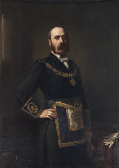 Sir John Braddick Monckton, 1883 af Barnett Samuel Marks