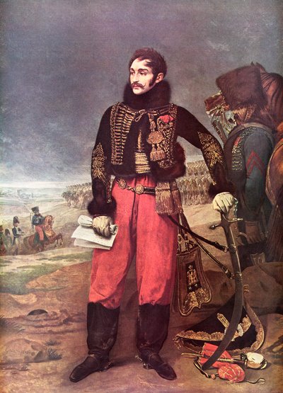 Portræt af Antoine-Charles-Louis, Comte de Lasalle af Baron Antoine Jean (after) Gros