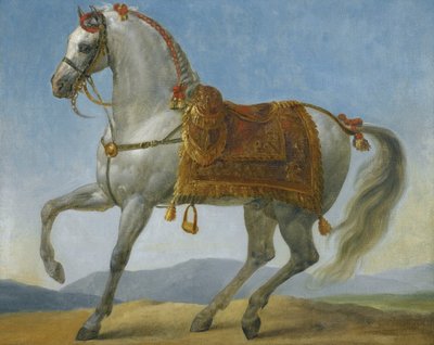 Marengo, hesten af Napoleon I af Frankrig par Gros, Antoine Jean, Baron af Baron Antoine Jean Gros
