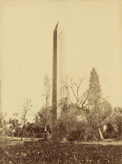 Obelisken i Heliopolis, Cairo. af Baron Paul des Granges