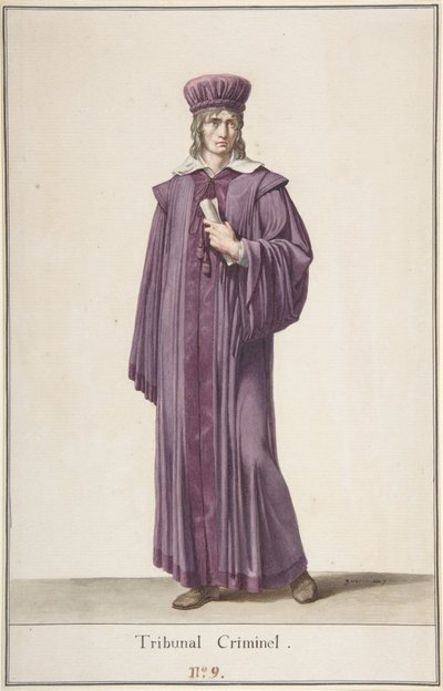 En dommer ved kriminalretten, c.1798-99 af Baron Pierre Narcisse Guerin