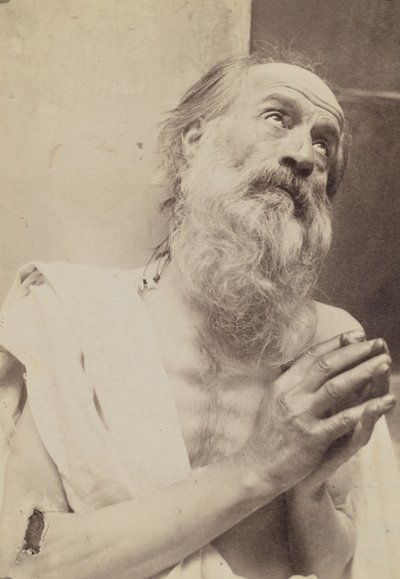 [Portræt af mand, der beder] af Baron Wilhelm von Gloeden